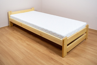 Posteľ Halle  80x200 cm masív + matrace Diana 15 cm + rošt ZADARMO
