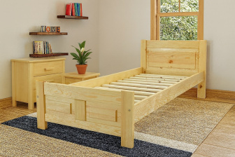 Posteľ z masívu Ramon 90x200 cm + rošt ZADARMO