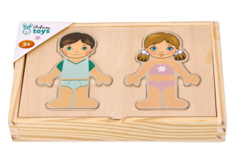 Magnetická tabuľka obliekania Deti sveta