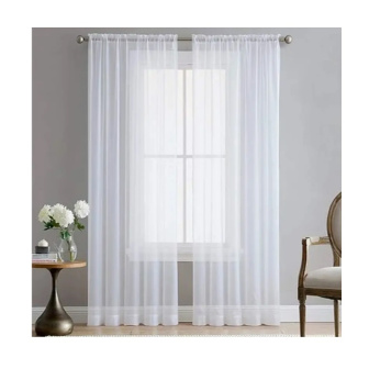 Záves Firana  140/220 cm s gumkou - bielá