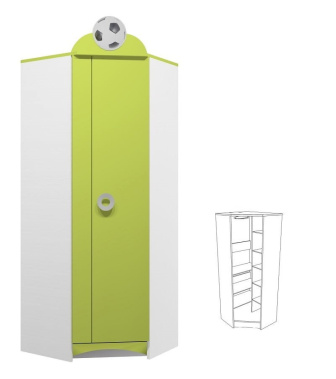 Rohová skriňa N27 - Futbal