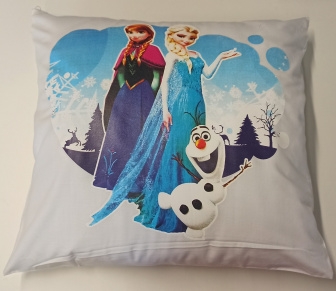 Detská obliečka na vankúš 40x40 cm - Frozen / biela
