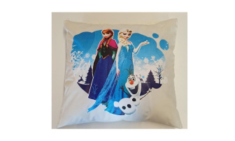 Detská obliečka na vankúš 40x40 cm - Frozen / krém