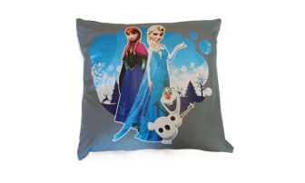 Detská obliečka na vankúš 40x40 cm - Frozen / šedá