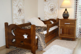 Šuplík pod posteľ 180 cm dub