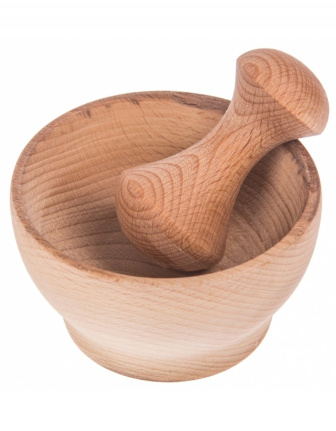 Drevený mažiar - priemer 9 cm