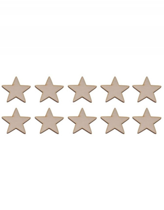 Dekoračná sada 10KS HVIEZDIČIEK - 2x2 cm