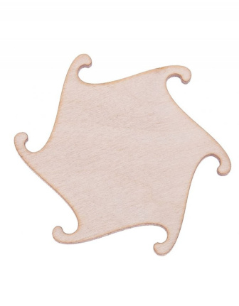 Servírovací podtácok - Vlnky 6,5x6,5 cm / 1 ks