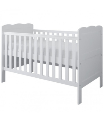 Postieľka 140/70 cm Inge - biela - 3v1