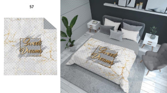 Prikrývka na posteľ 220x240 cm - vzor 057