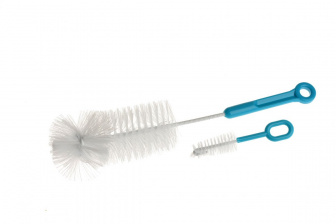 Kefa na láhev a dudlík - modrá