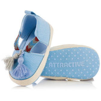 Dojčenské capáčky 6-12 mesiacov KLE 008 modrá