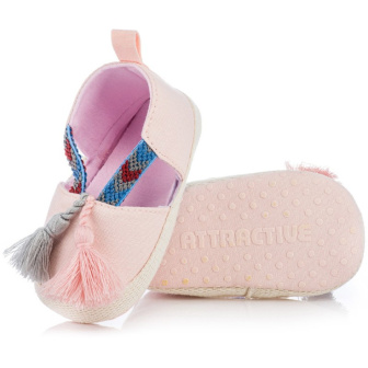 Dojčenské capáčky 6-12 mesiacov KLE 008 PINK