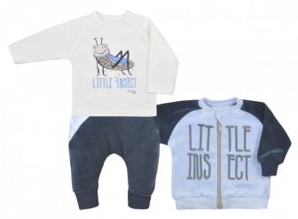 Dojčenský komplet 3-dielny modrý