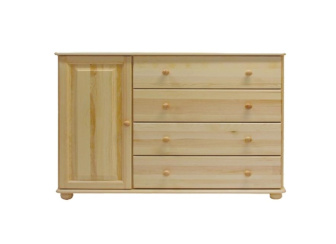 Komoda z masívu borovice KN34 118/78/42 cm