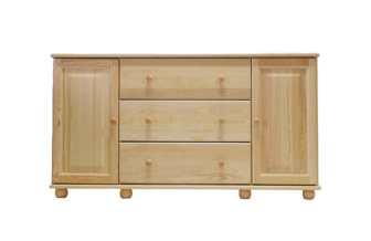Komoda z masívu borovice KN45 156/78/42 cm
