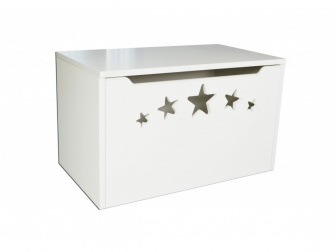 Box na hračky - hvezdy biele