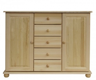 Komoda masív borovica KD 63