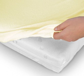 Froté prestieradlo s gumkou 180/200 cm ECONOMY - krém