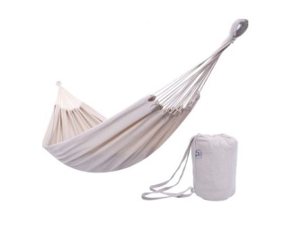 Závesné brazílske lehátko / HAMAK - prírodná