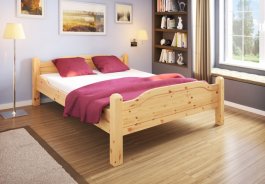 Posteľ Liva masív borovica 140x200 s matraci Relax