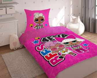 Obliečky 140/200 + 80/70 cm - licencia L.O.L surprise