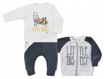 Dojčenský komplet 3-dielny melír