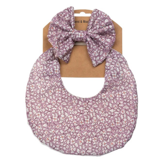 Mušelínový podbradník s mašľou - 6