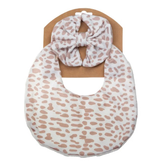 Mušelínový podbradník s mašľou - 7