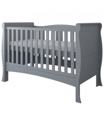 Postieľka 140/70 cm Margit - siva - 3v1