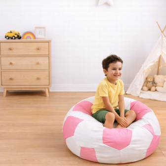 Sedací vak fotbalová lopta 450L, 100 cm XXL nr.04