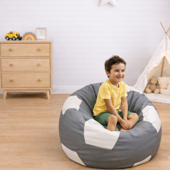 Sedací vak fotbalová lopta 300L, 80 cm XL nr.09