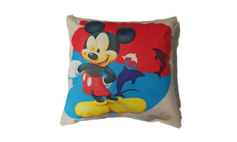 Detská obliečka na vankúš 40x40 cm - Mickey Mouse / krém