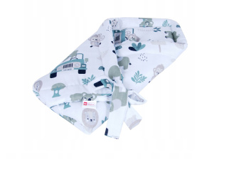 Ľahká zavinovačka mušelínová - safari v aute