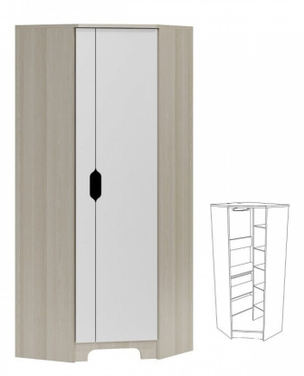Rohová skriňa N27 - Nordi