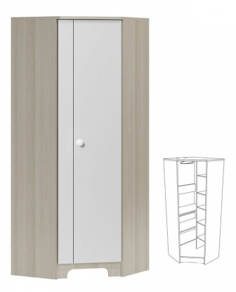 Rohová skriňa N27 - Nordi II