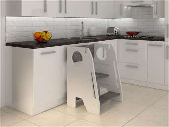 Náučná veža Helper biela-šedá