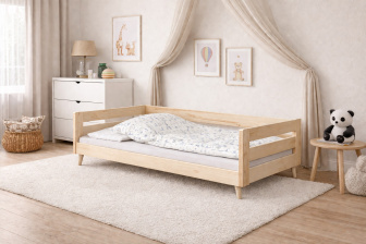 Posteľ z masívu Betka na nohách 200/90 cm + rošt ZADARMO