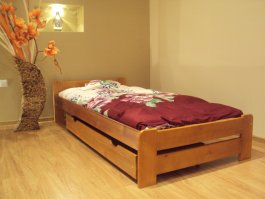 Šuplík pod posteľ 150 cm jelša