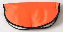 Rukávnik na madlo kočíkov oranž