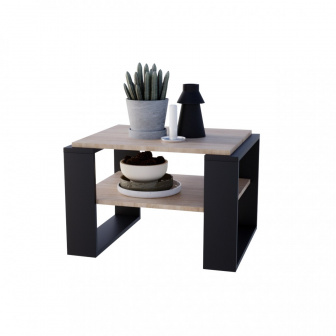 Konferenčný stolík Prima loft 63 - dub bardolino/čierna