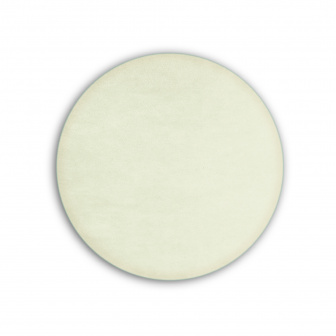 Čalúnený nástenný panel kolo - priemer 20 cm, výška 5 cm -  krémová