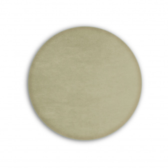 Čalúnený nástenný panel kolo - priemer 30 cm, výška 3 cm - béžová
