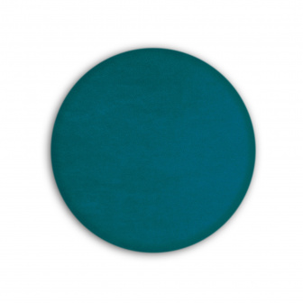 Čalúnený nástenný panel kolo - priemer 50 cm, výška 5 cm - nebeská modrá