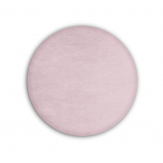 Čalúnený nástenný panel kolo - priemer 40 cm, výška 3 cm - levanduľová