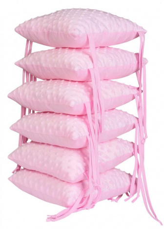 Ochranný mantinel panelový - ružový