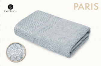 Osuška bambusová Paris - šedá