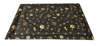 Pelech pre psa 90x120 cm - tmavo hnedá