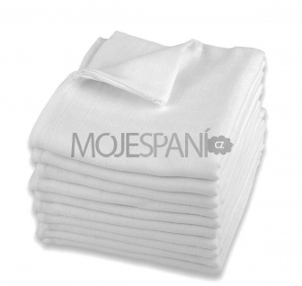 Plienka biela lux - bavlna gramáž - 140g - 10 ks