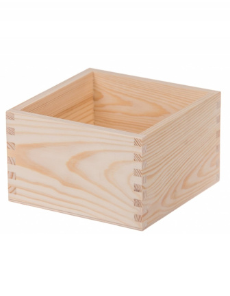 Debnička z borovicového dreva - 16x16x10 cm